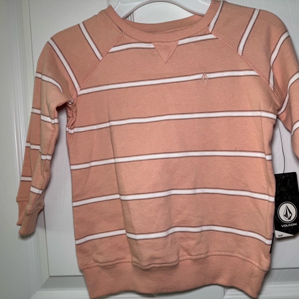 Volcom top stripe tee Size 4T - Picture 3 of 4